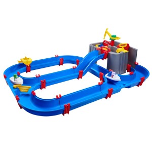 AquaPlay - Wasserbahn Harbour - 63-teiliges Spieleset