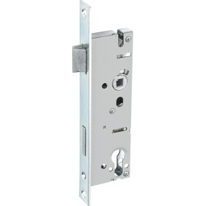 Abus Rohrrahmen-Einstemmschloss ES RR 45 SB für schmale Türen, Metallriegel und -falle.