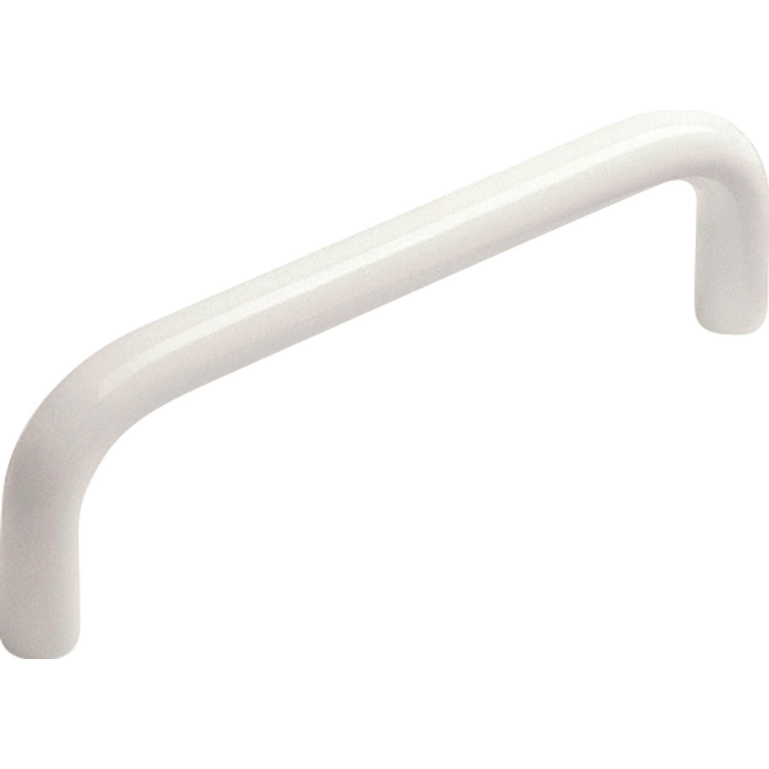 Weißer Metall Möbelgriff 6211A für Schränke und Schubladen.