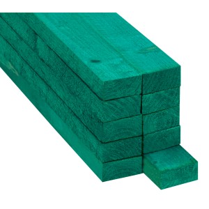 Latte Fichte/Tanne sägerau imprägniert 24 mm x 48 mm x 4000 mm