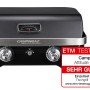 Campingaz Attitude 2100 LX Gas-Tischgrill mit Deckel und Thermometer.