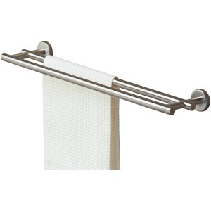 Tiger Doppel-Badetuchhalter Boston Edelstahl gebürstet 58 cm