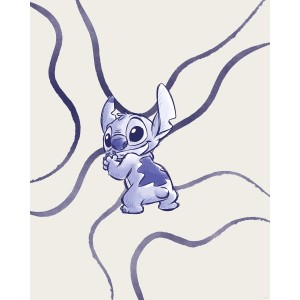 Komar Wandbild Disney Lilo & Stitch, Brave and Wild, 40x50 cm. Kinderzimmer Deko.