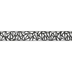 GroJa Steckzaun Designeinsatz Triangle, Eisenglimmer DB703, 180x30cm, Zubehör für Zaunbau & Sichtschutz.