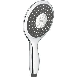 Grohe QuickFix Handbrause Vitalio Rain 130, Chrom, mit 4 Strahlarten.