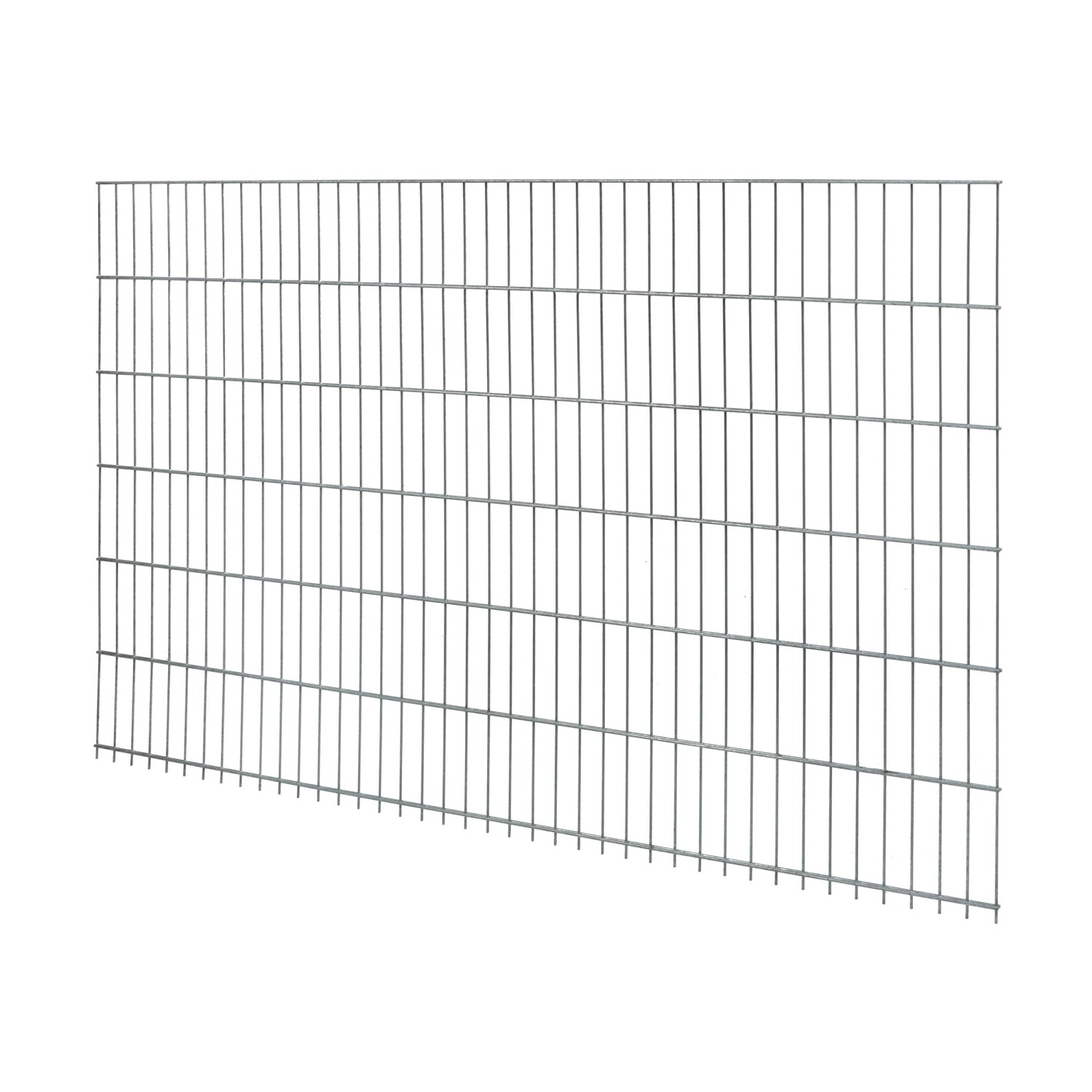 Doppelstabmattenzaun Verzinkt 123 cm x 201 cm kaufen bei OBI