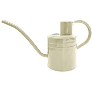 Kent & Stowe Gießkanne, 1 l, Creme, aus verzinktem Stahl mit langem Auslauf für Zimmerpflanzen.