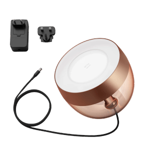 Philips Hue Smart-LED-Tischleuchte Iris White & Color Ambiance Kupfer