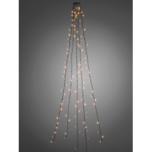 Konstsmide LED Baummantel mit 150 bernsteinfarbenen LEDs für den Innenbereich.