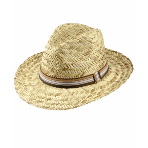 Beiger Strohhut Tom Gr. 58/60 von Scheibler für Garten und Freizeit.