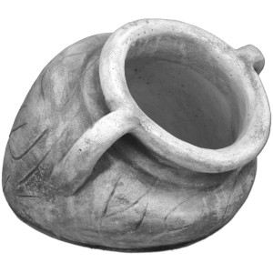 Orbis Pflanztopf Krug aus Beton, 28x33x26cm, ideal für Garten & Terrasse.