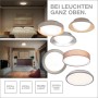 Osram LED Deckenleuchte Orbis Berlin 390 mm 24W  830 Silber 7,8 cm x 39 cm_4