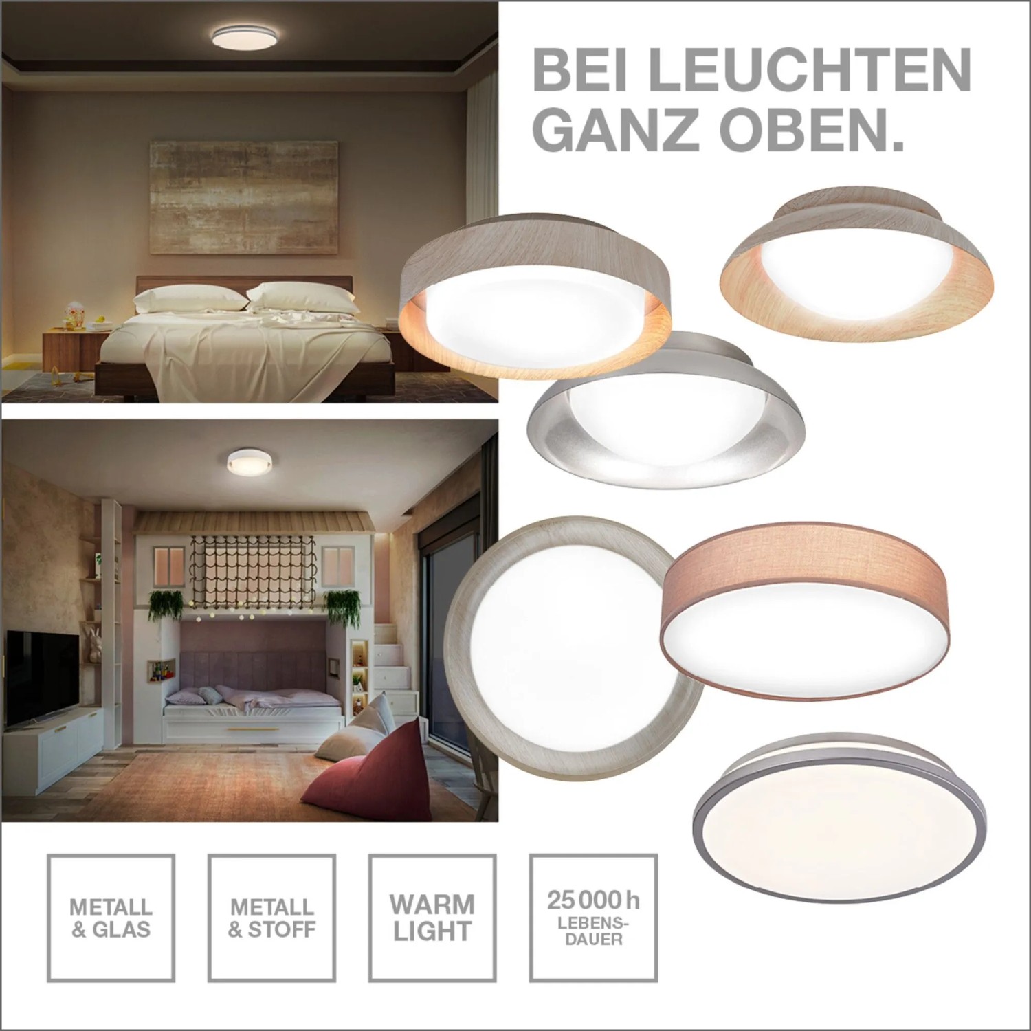 Osram LED Deckenleuchte Orbis Berlin 390 mm 24W  830 Silber 7,8 cm x 39 cm_4