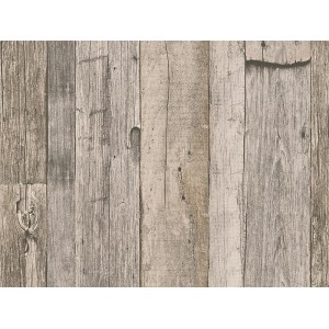 A.S. Creation Vliestapete Dekora Natur Holz Dunkelgrau mit Holzoptik.
