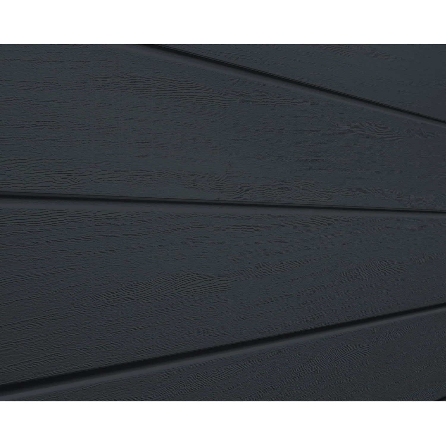 Detailansicht EcoStar Garagen-Sektionaltor in Anthrazitgrau mit Woodgrain-Oberfläche und M-Sicke.