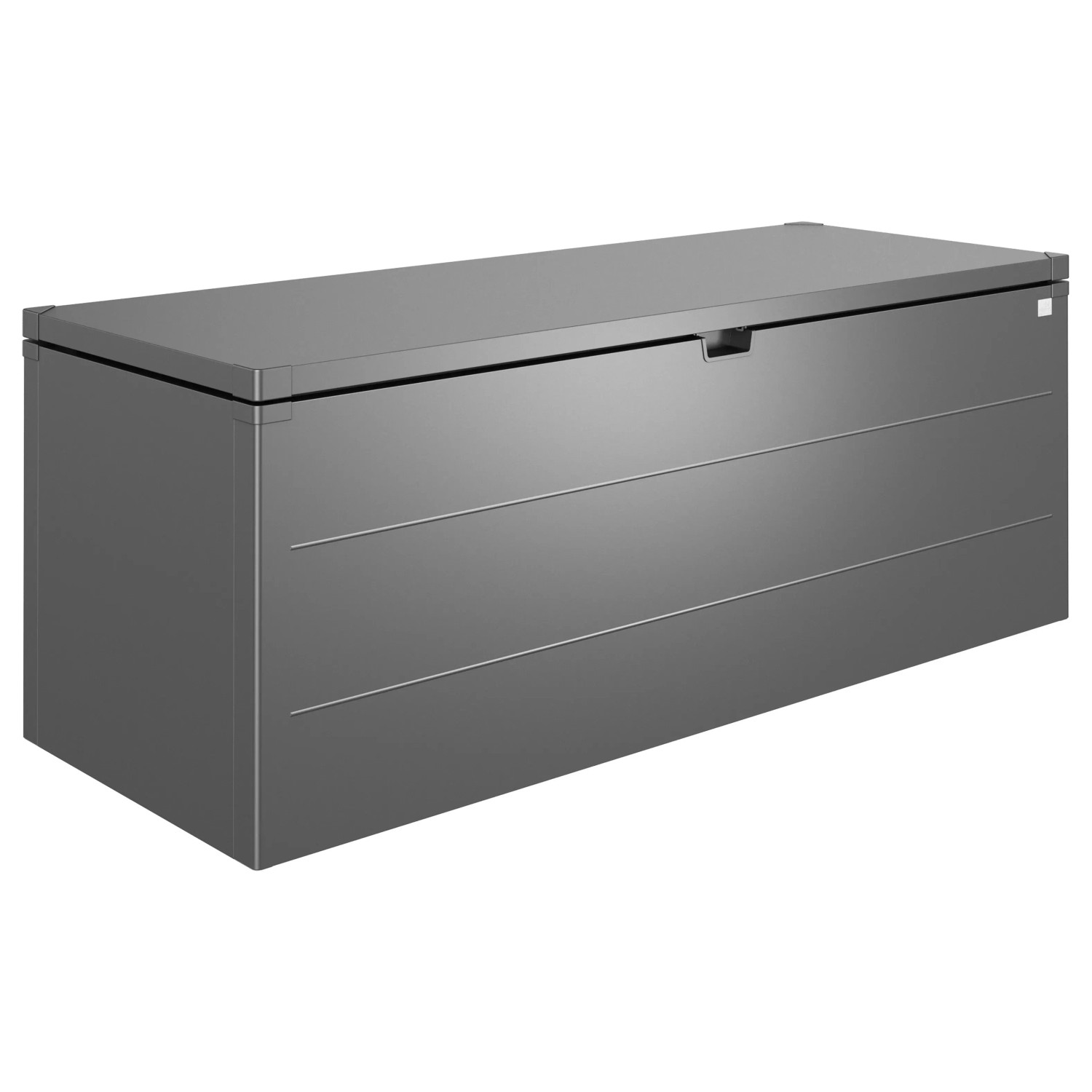 Biohort Auflagenbox Größe 210, dunkelgrau-metallic. Universalbox für Garten, Terrasse oder Balkon.