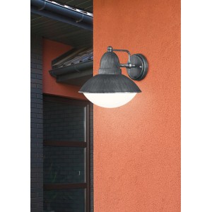 Trio Wandleuchte Amur 220 mm x 225 mm x 250 mm silberfarbig antik