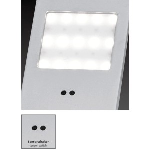 Paul Neuhaus Helena Unterbauleuchte aus Aluminium mit Sensorschalter, warmweißes Licht.