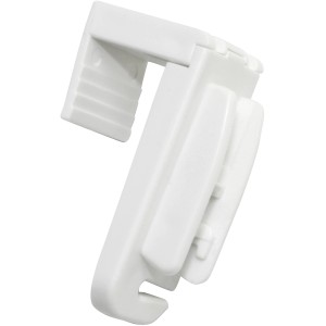 Weißer Gardinia Falzklemmträger Concept zur Plissee-Montage ohne Bohren.