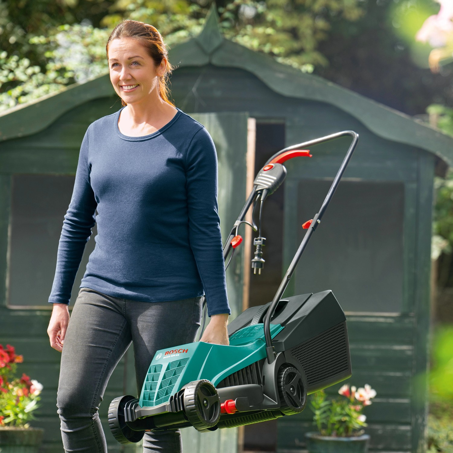 Bosch ElektroRasenmäher Rotak 320 ER mit 31 l Fangkorb 1.200 W kaufen