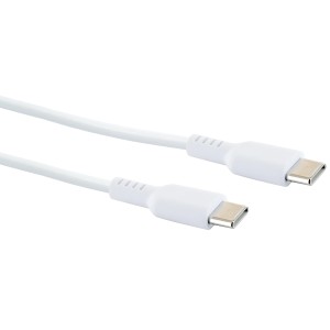 Weißes Schwaiger USB-C Sync- und Ladekabel für Computer & Multimedia.