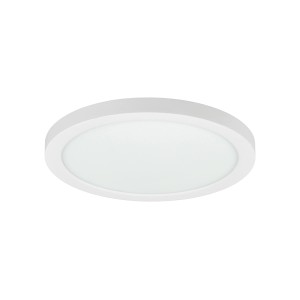 Weißes E2 Elektro LED-Panel Space, 18W, runde Deckenleuchte mit einstellbarer Farbtemperatur.