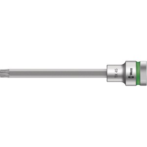 Wera Zyklop Bitnuss 8767 C HF TX 50, 1/2 Zoll Antrieb, 60mm Länge. Werkzeug für Torx Schrauben.