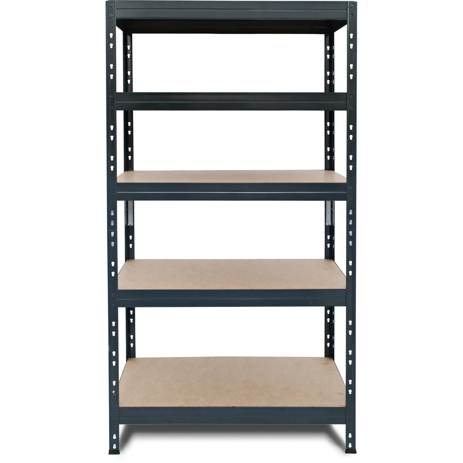 Ar Shelving Schwerlastregal, anthrazit, 5 Böden. Steckregal für Keller, Garage oder Werkstatt.