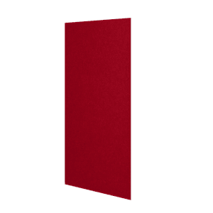 Rotes Jangal Modular Wall Filz-Wandpaneel, 52x104 cm, mit gefasten Kanten für moderne Wandgestaltung.