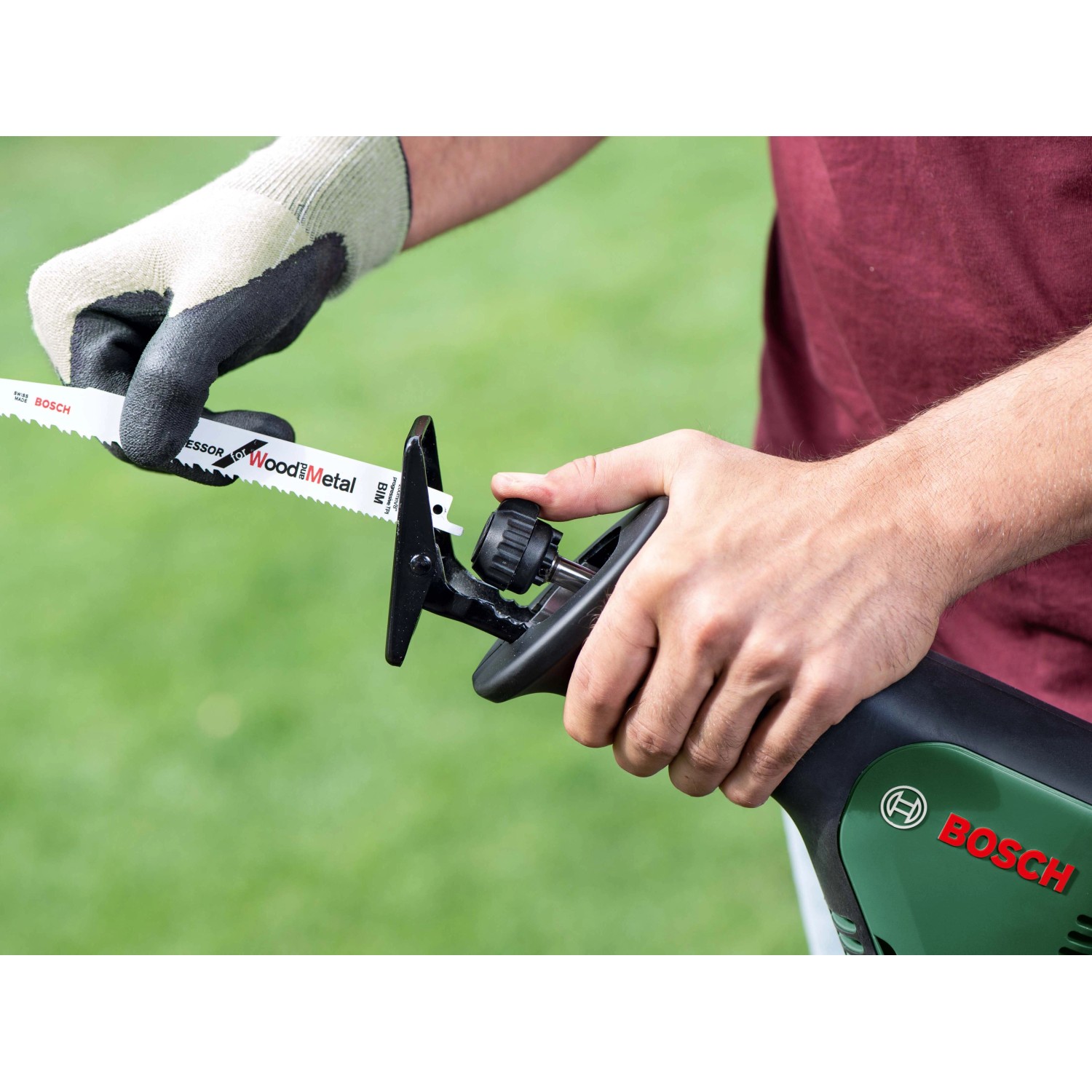 Bosch Akku-Säbelsäge AdvancedRecip 18: Sägeblattwechsel im Detail.