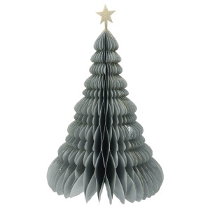 Deko-Baum aus Wabenpapier 3-fach Sortiert 40 cm Mehrfarbig