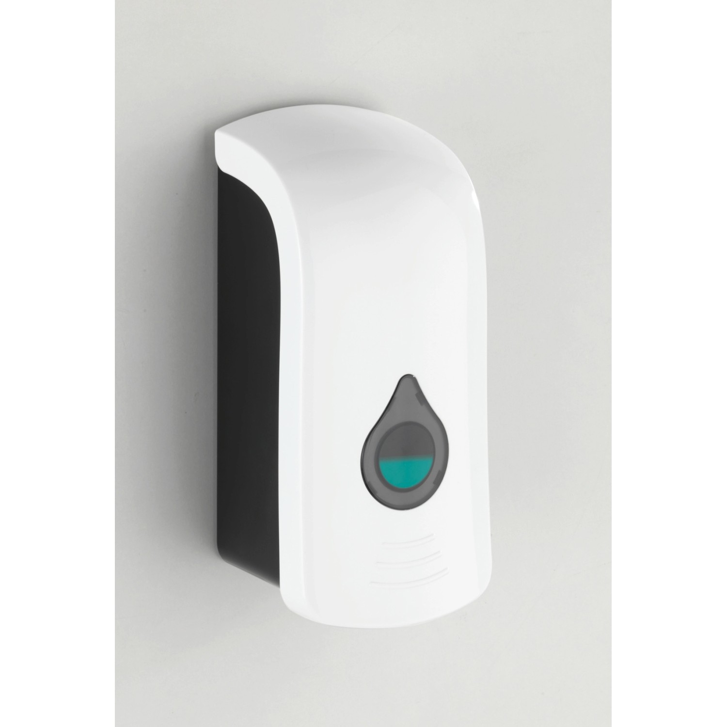 Wenko Desinfektionsmittel- und Seifenspender Ranera L, weiß, für Wandmontage.