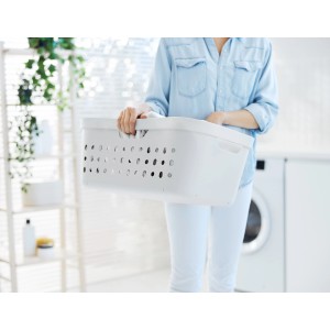 Rotho Wäschekorb Jona 39 l Weiß
