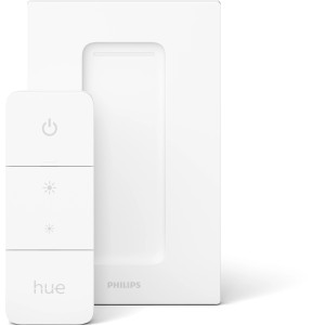 Philips Hue Dimmschalter und Verpackung für White Ambiance Leuchten.