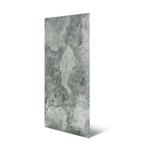 Graues Echtstein-Paneel Real Stone Glimmer Schiefer, 122x61 cm. Naturstein-Verblender für Wände.