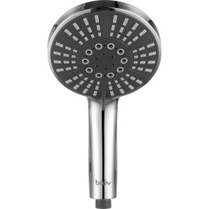 baliv Handbrause HBR-120.50, verchromt, mit 5 Strahlarten und Antikalk-Noppen.