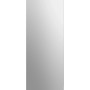 Rechteckiger, silberner Sanitärspiegel Jump, 40x100 cm, für Bad und WC.