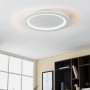 Weiße LED-Deckenleuchte Padrogiano-Z von Eglo, 59,5 cm Durchmesser, mit CCT- und RGB-Funktion.