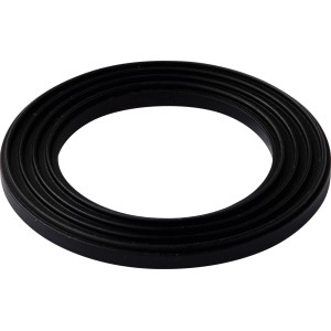 Schwarze KÖRO Profildichtung 42x64x6,5 mm für Ablaufventil 1 1/4