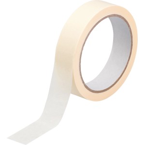 Rolle Flachkrepp Klebeband, 33 m x 24 mm, für Malerarbeiten.