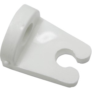 Gardinia Wendestabhalter-Set Weiß 4 Stück