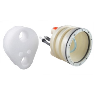 Chemoform Einbausatz für Badu Jet Gegenstromanlage, bestehend aus Gehäuse und Dämmung.