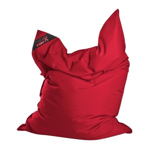 Roter Sitting Point Sitzsack Big Foot Scuba, 380 l. Bequemer Indoor & Outdoor Sitzsack.