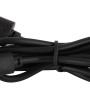 Schwarzes USB-Kabel (USB-A auf USB-C) für Globo Sandrina LED-Tischleuchte.