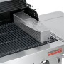 Char-Broil Räucherbox Made2Match aus Edelstahl auf einem Gasgrill der Professional Pro Serie.