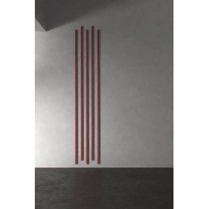 Denpanels Sticks Linoleum Salsa, 4er-Set, selbstklebend, zur Wand- und Deckengestaltung.