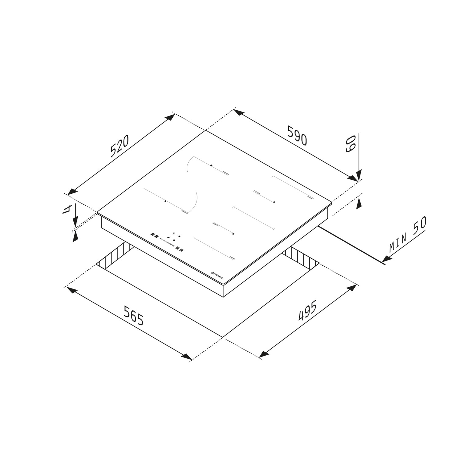 Pyramis Kochfeld PHI62432FMB_5