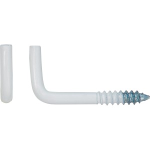 4er Set LUX Schraubhaken, Ø 2,8x30mm, weiß, ideal zum Aufhängen von Deko.