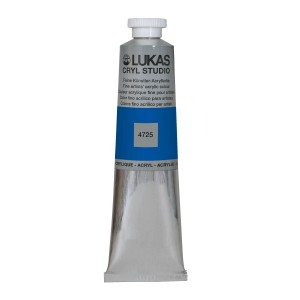 Lukas Cryl Studio Acrylfarbe Kobaltblau (imit.) in Aluminiumtube, 75ml.