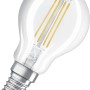 Osram E14 LED Leuchtmittel in Tropfenform, 4,8W, warmweißes Licht.
